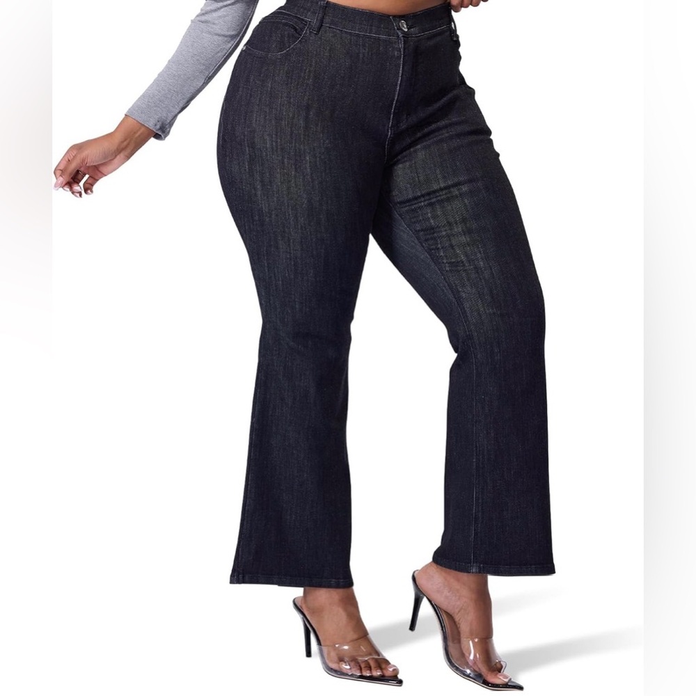 High Rise, Boot, Plus, Dark Jeans